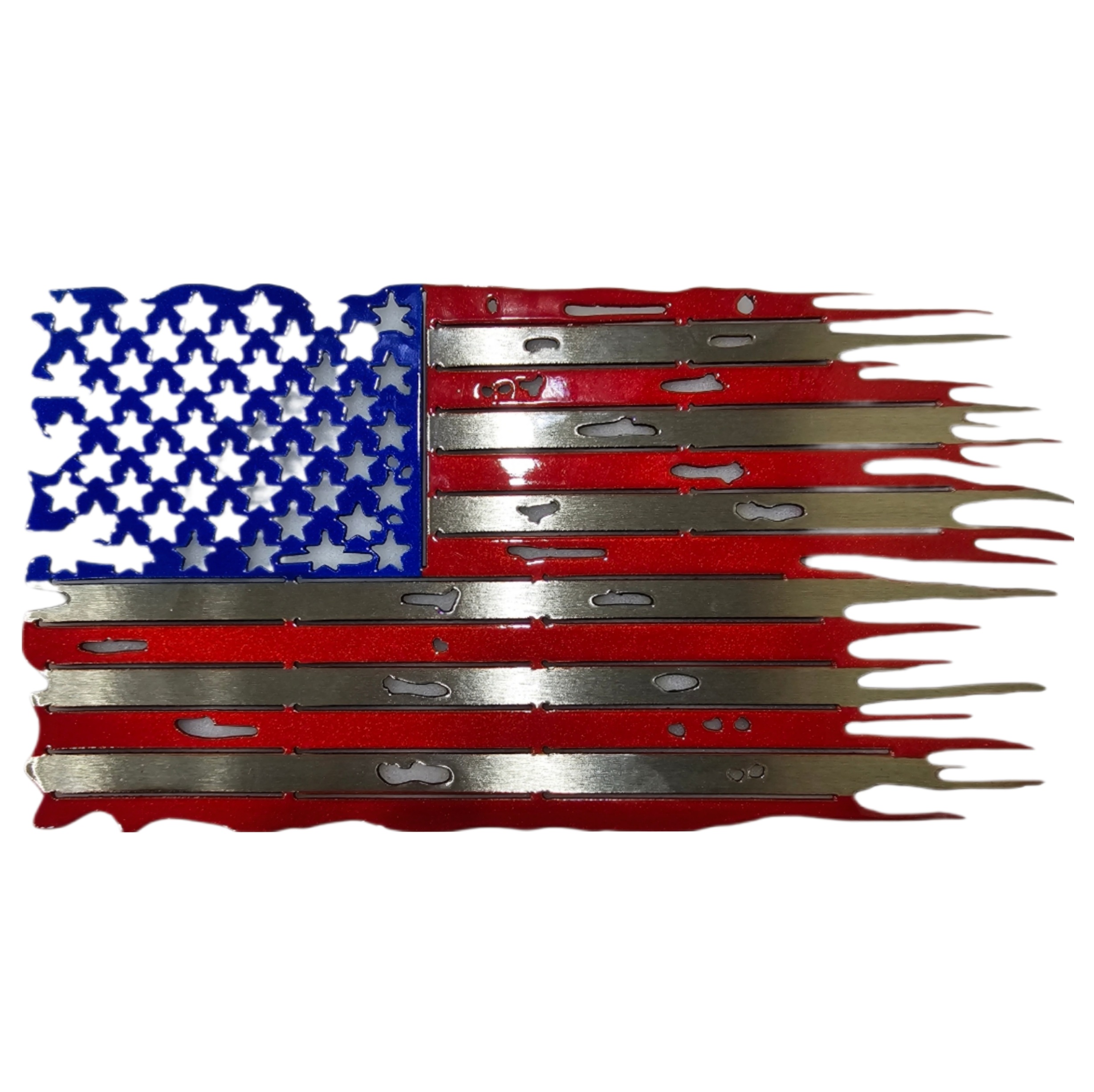 American tattered flag