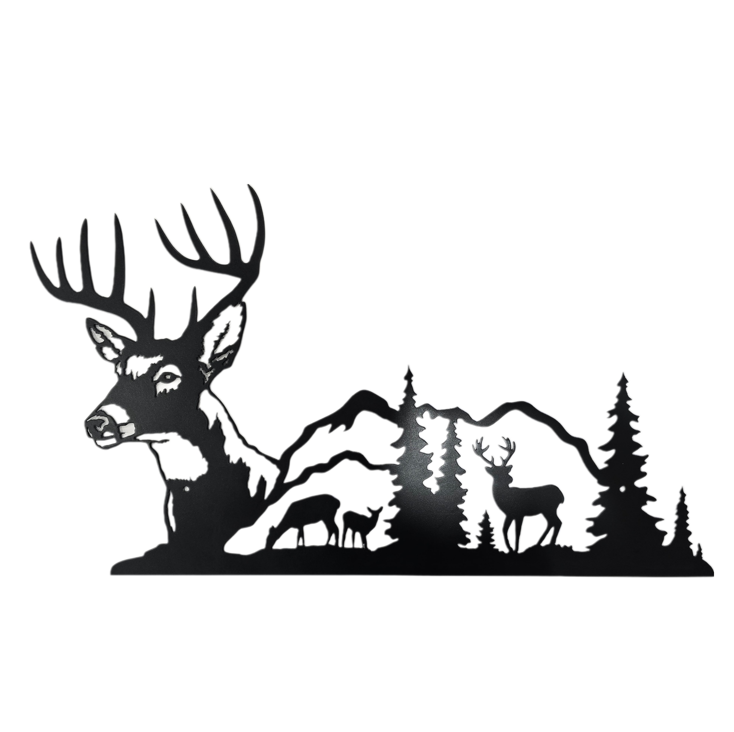 Wilderness Deer Decor Sign