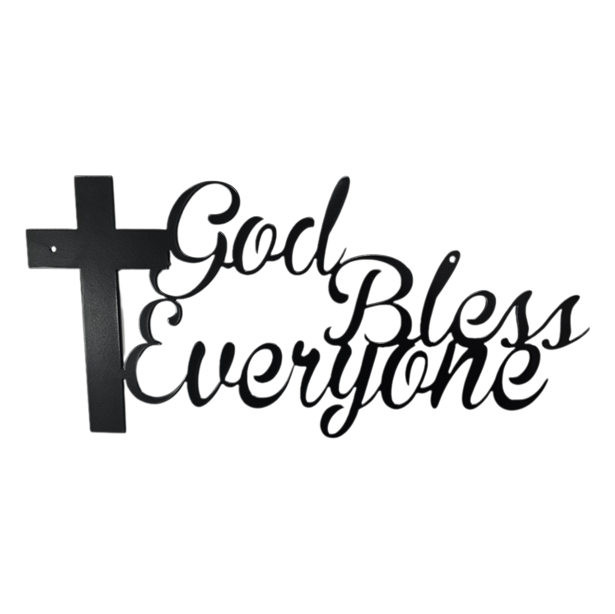 God Bless Everyone Wall Decor