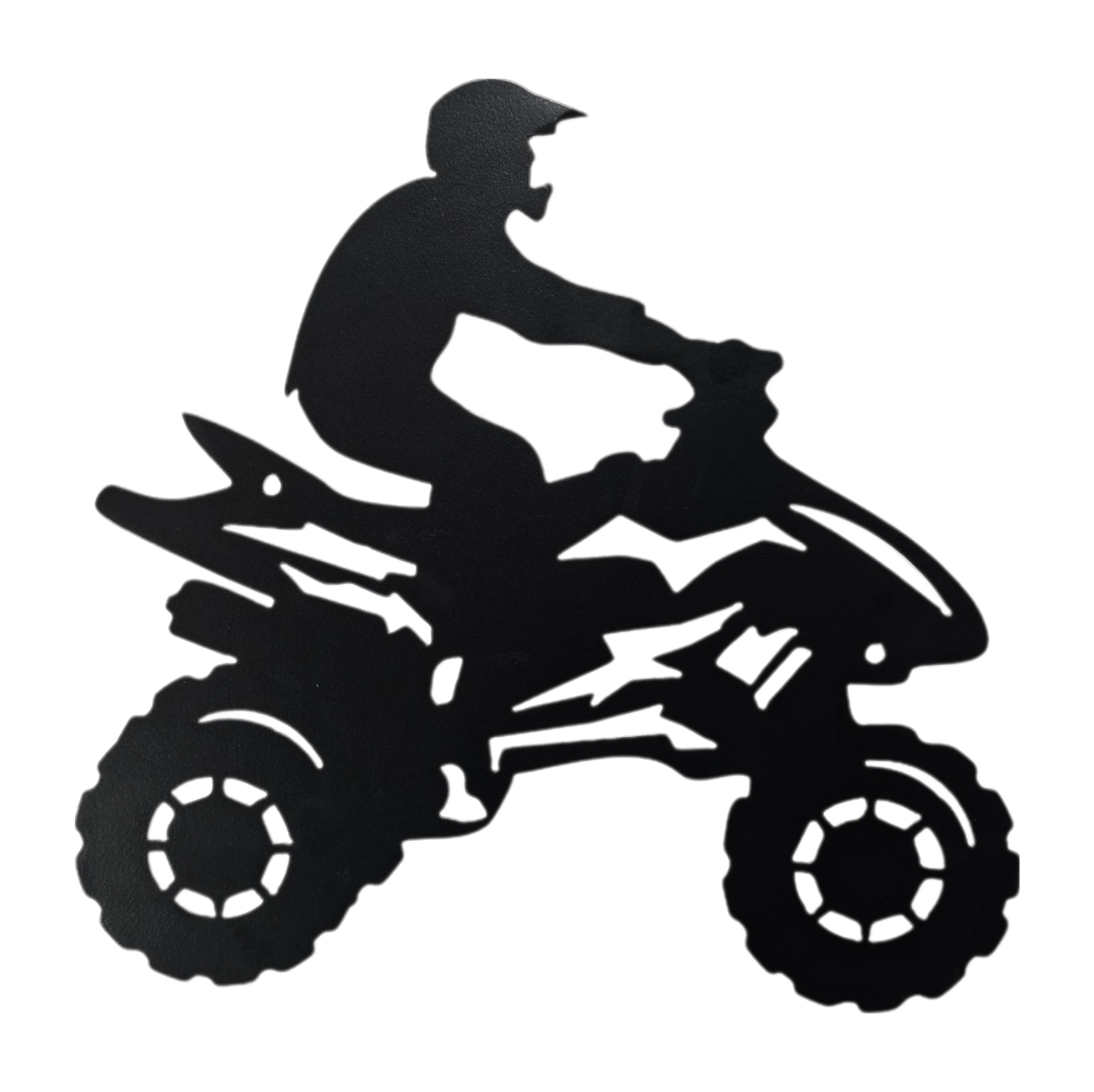 ATV Rider Male/Female Wall Decor