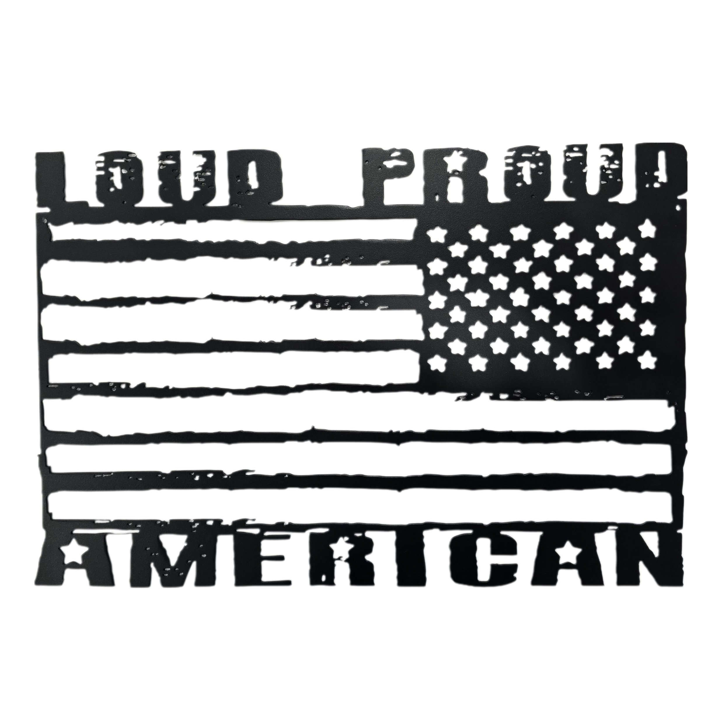 Loud Proud American Flag Wall Decor